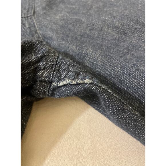 Talbot's Size 6 Petites Womens Denim Button Up‎ Long Sleeve Shirt Casual - Picture 5 of 10